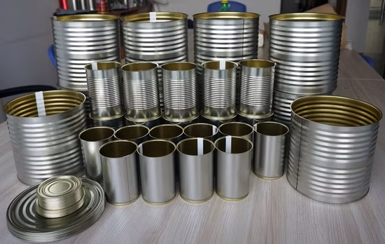 Food Grade Metal Food Grade Paint Food Round Tin Can for Food Packaging Empty Tinplate Can
