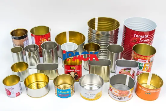 Food Grade Metal Food Grade Paint Food Round Tin Can for Food Packaging Empty Tinplate Can